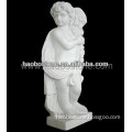 Hunan White Marble Life Size Angel Statue